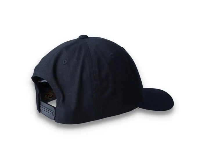 Curved Baseball Cap Snapback Black - Yupoong 7706 - LOKK