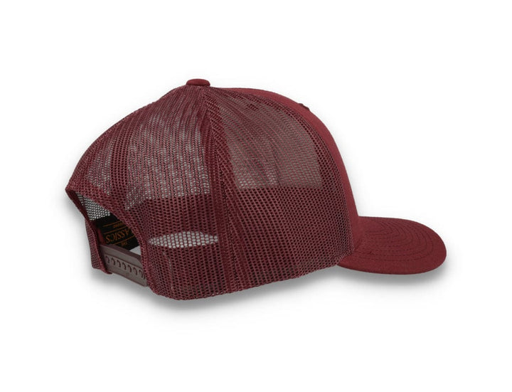 Maroon Trucker Cap Retro - Yupoong 6606 - LOKK