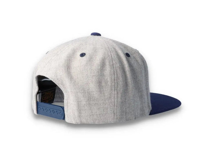 Yupoong Classic Snapback 6089MT Heather Grey/Navy - LOKK