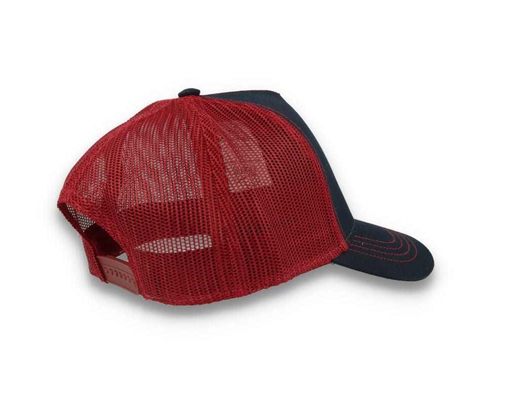 Trucker Cap Navy/Burgundy Atlantis Rapper Canvas - LOKK