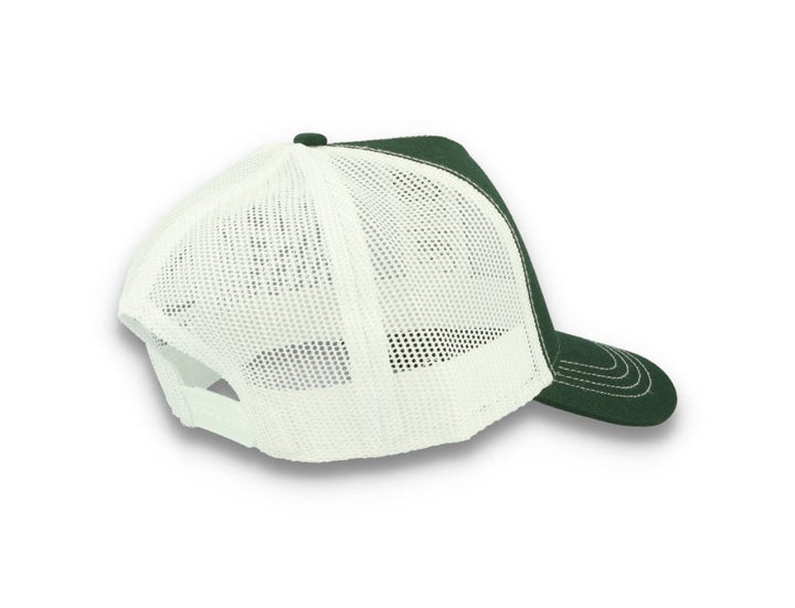 Trucker Cap Bottle Green/White Atlantis Rapper Canvas - LOKK