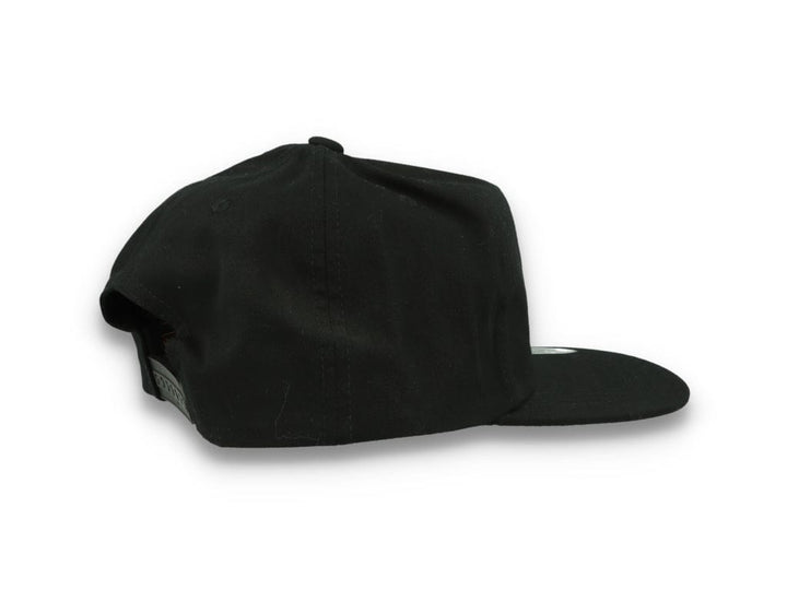 Yupoong 6502 Unstructured 5-Panel Snapback Cap Black - LOKK