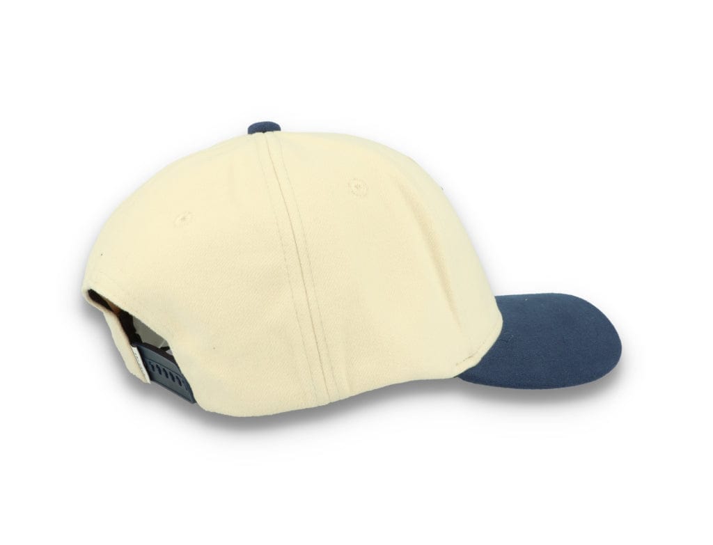 Contrast Baseball Cap Ivory/Dark Navy - LOKK