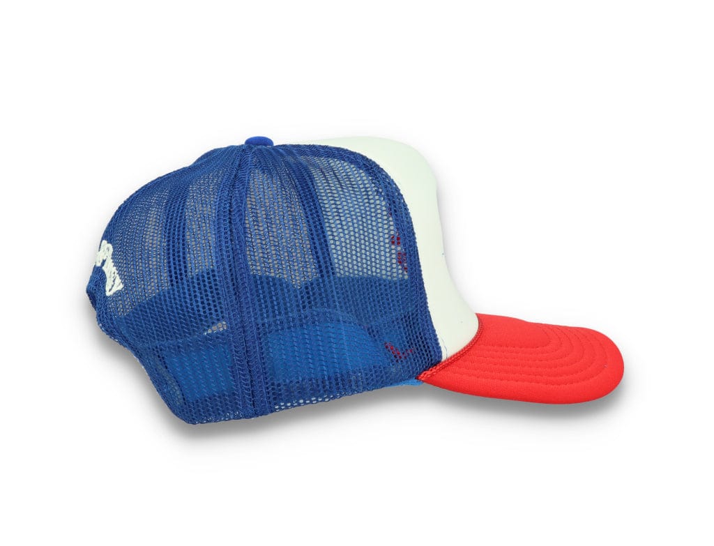 Trucker Cap Free & Easy Don't Trip White/Red/Blue