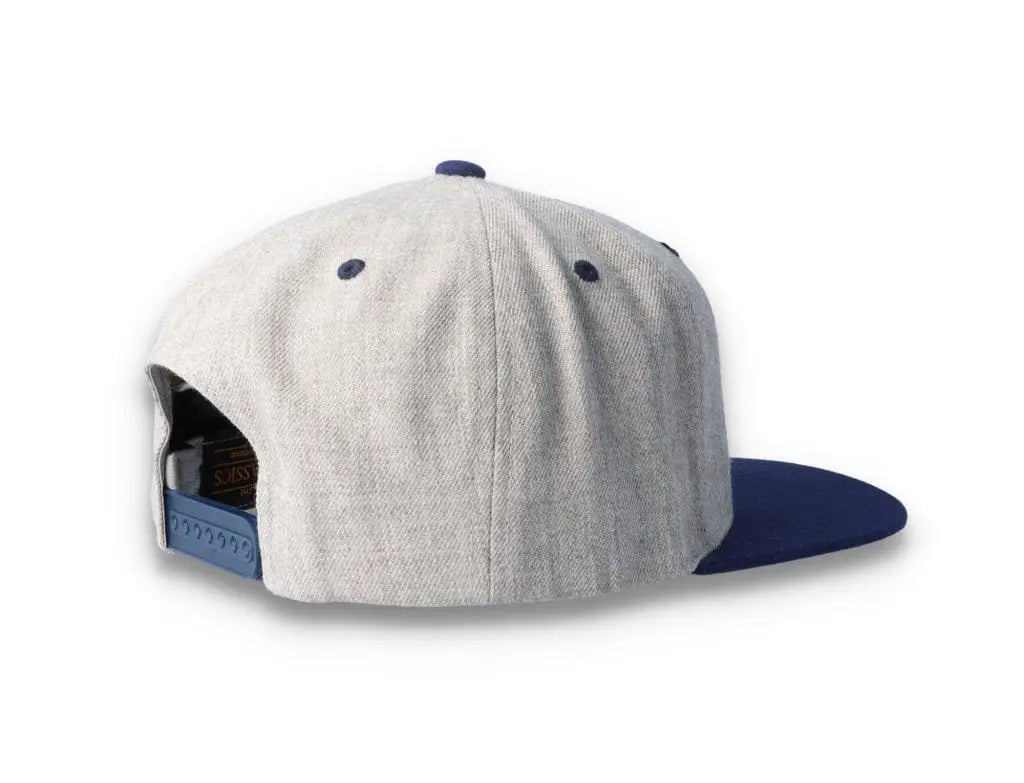 Yupoong Classic Snapback 6089MT Heather Grey/Navy - LOKK