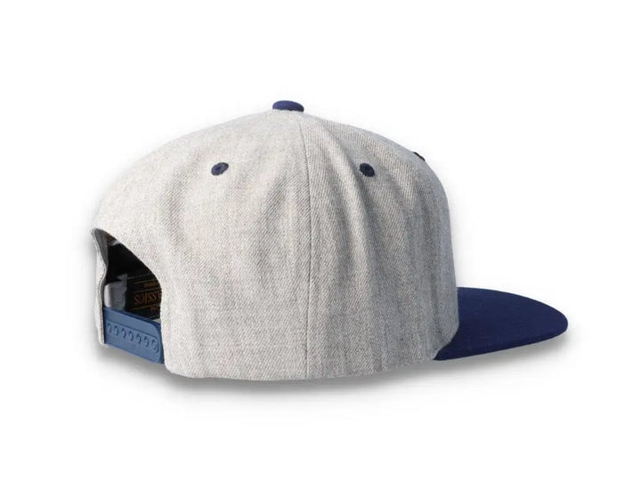 Yupoong Classic Snapback 6089MT Heather Grey/Navy - LOKK