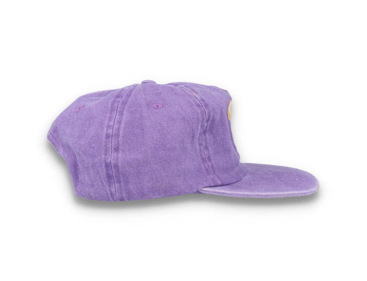Free & Easy Don't Trip Washed Snapback Hat Purple - LOKK