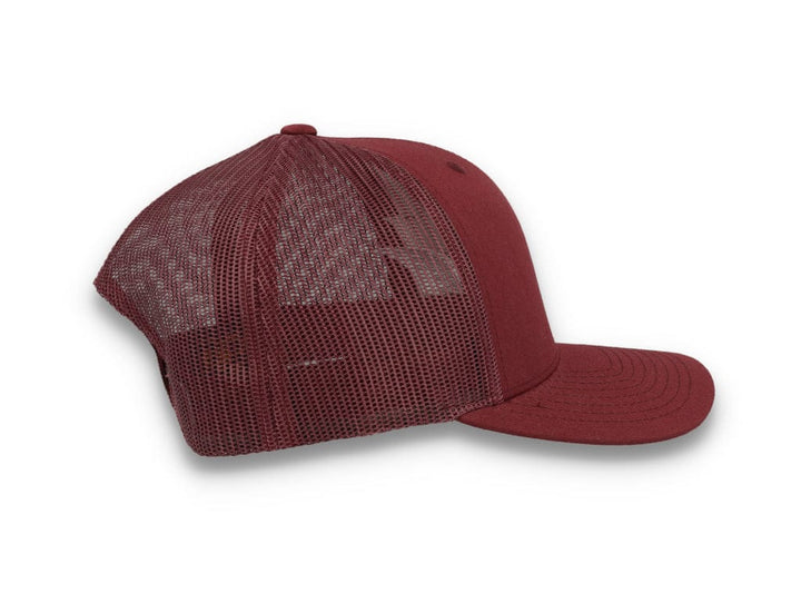 Maroon Trucker Cap Retro - Yupoong 6606 - LOKK