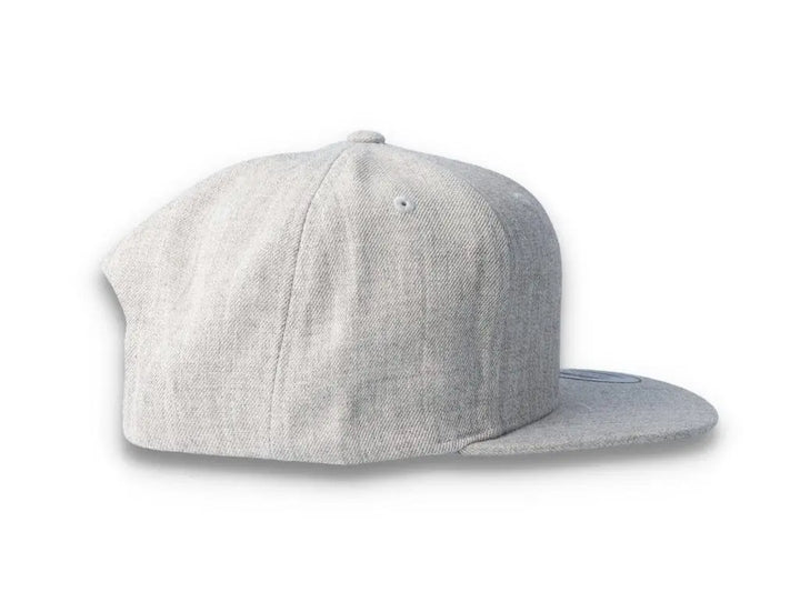 Heather Grey/Heather Grey Snapback Cap - Yupoong 6089M - LOKK
