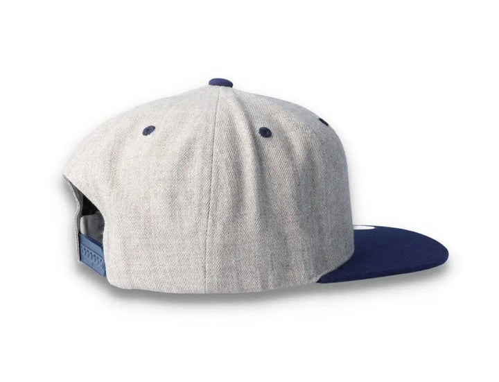 Yupoong Classic Snapback 6089MT Heather Grey/Navy - LOKK