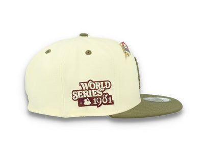 59FIFTY MLB World Series Trail Mix Los Angeles Dodgers White/Khaki