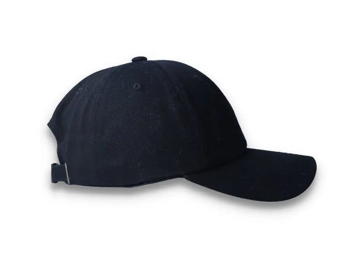 Black Dad Cap Low Profile Cotton Twill - Yupoong 6245CM - LOKK