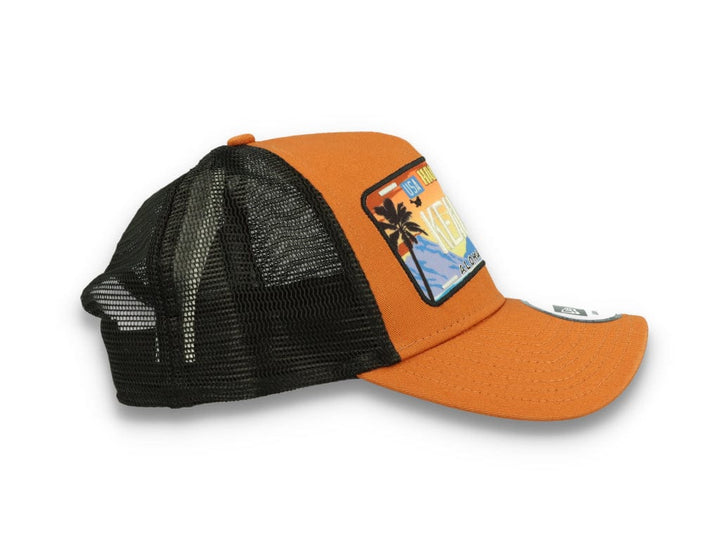 License Plate Trucker Cap Spring Toffee - LOKK