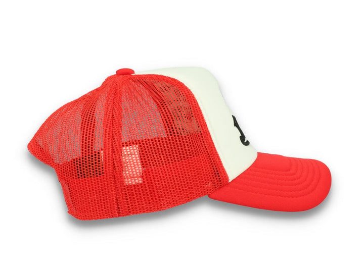 Von Dutch Trucker Cap Baker White/Red - LOKK