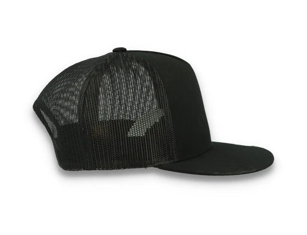 Classic Trucker Cap Black/Black - Yupoong 6006 - LOKK