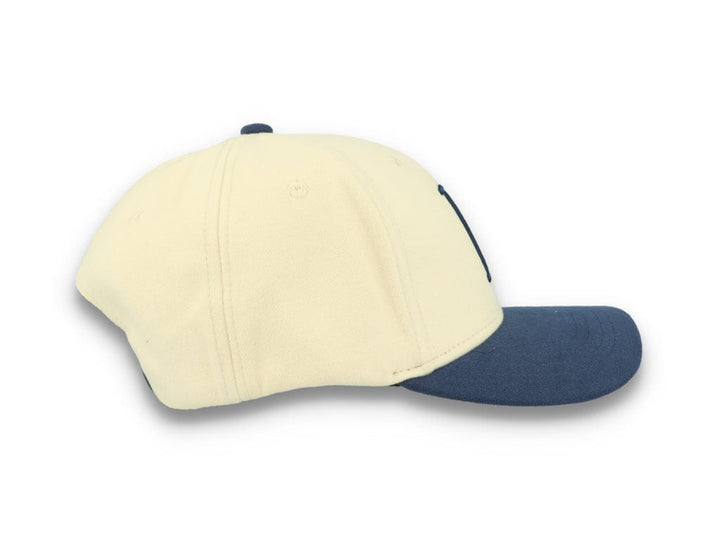 Contrast Baseball Cap Ivory/Dark Navy - LOKK