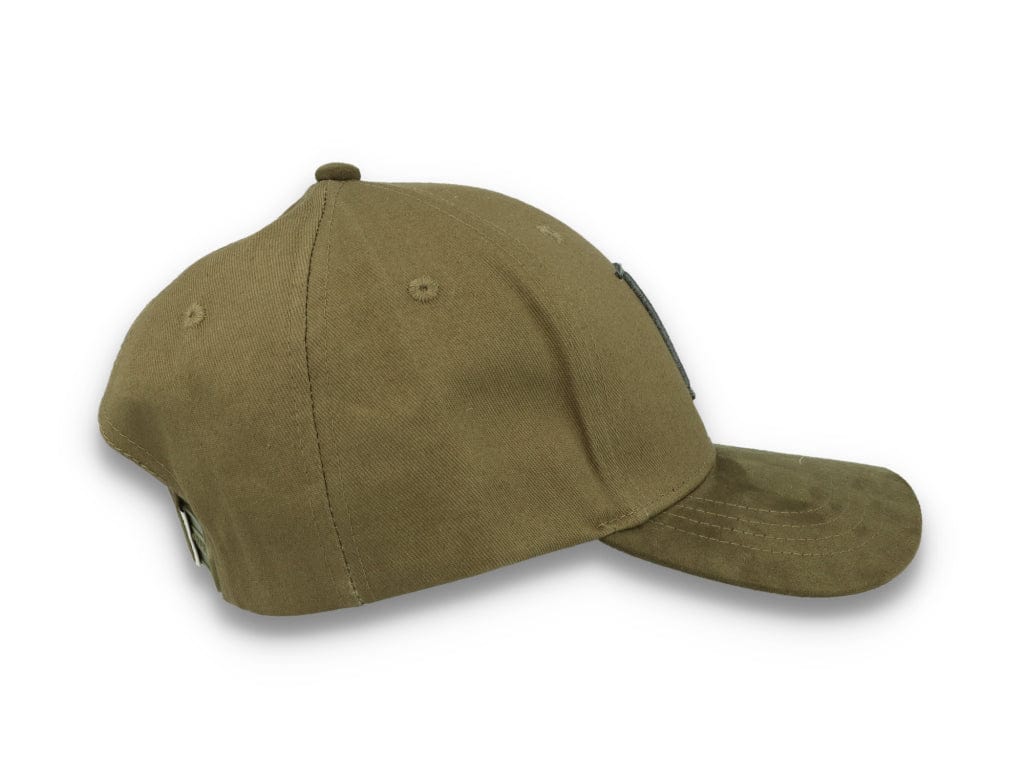 Baseball Cap Suede II Olive Night/Rosin - LOKK
