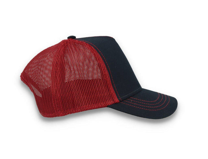 Trucker Cap Navy/Burgundy Atlantis Rapper Canvas - LOKK