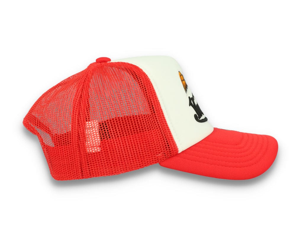 Von Dutch Trucker Cap Baker White/Red - LOKK