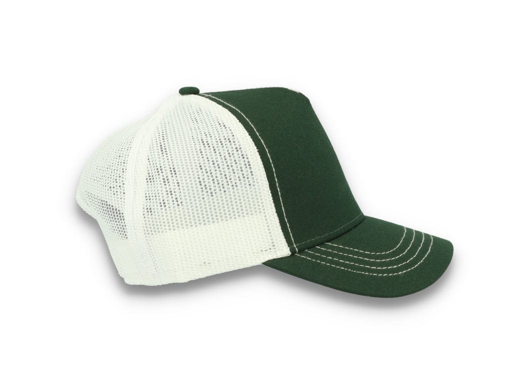 Trucker Cap Bottle Green/White Atlantis Rapper Canvas - LOKK