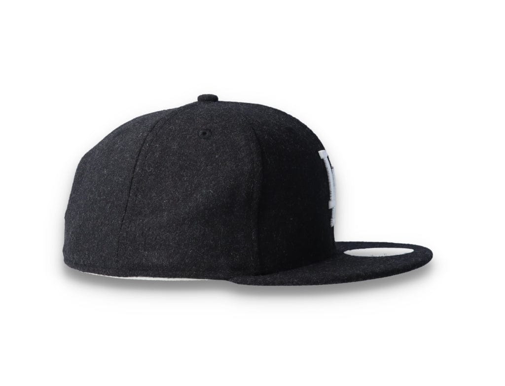 59FIFTY Melton Wool LA Dodgers Black/White - LOKK