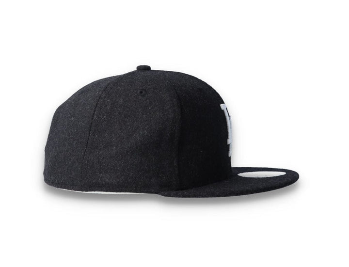 59FIFTY Melton Wool LA Dodgers Black/White - LOKK