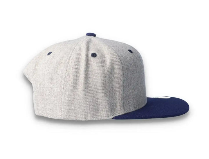 Yupoong Classic Snapback 6089MT Heather Grey/Navy - LOKK