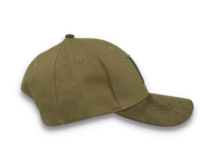 Baseball Cap Suede II Olive Night/Rosin - LOKK