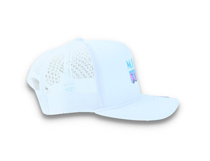 Miami Slice Trucker Cap White - LOKK