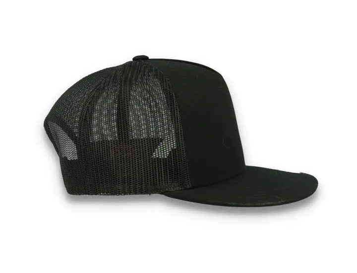 Classic Trucker Cap Black/Black - Yupoong 6006 - LOKK
