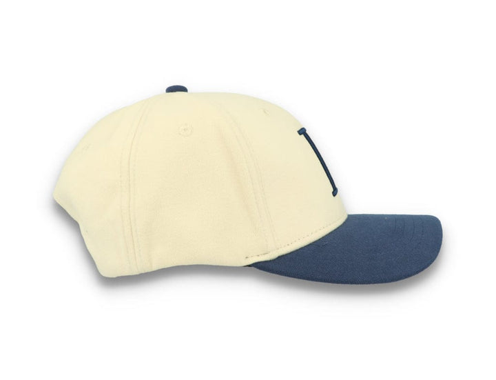 Contrast Baseball Cap Ivory/Dark Navy - LOKK