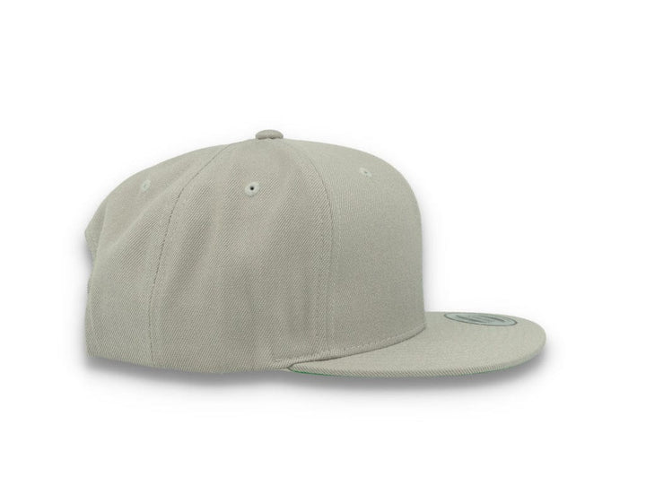 Silver Grey Snapback Cap 6089M - LOKK