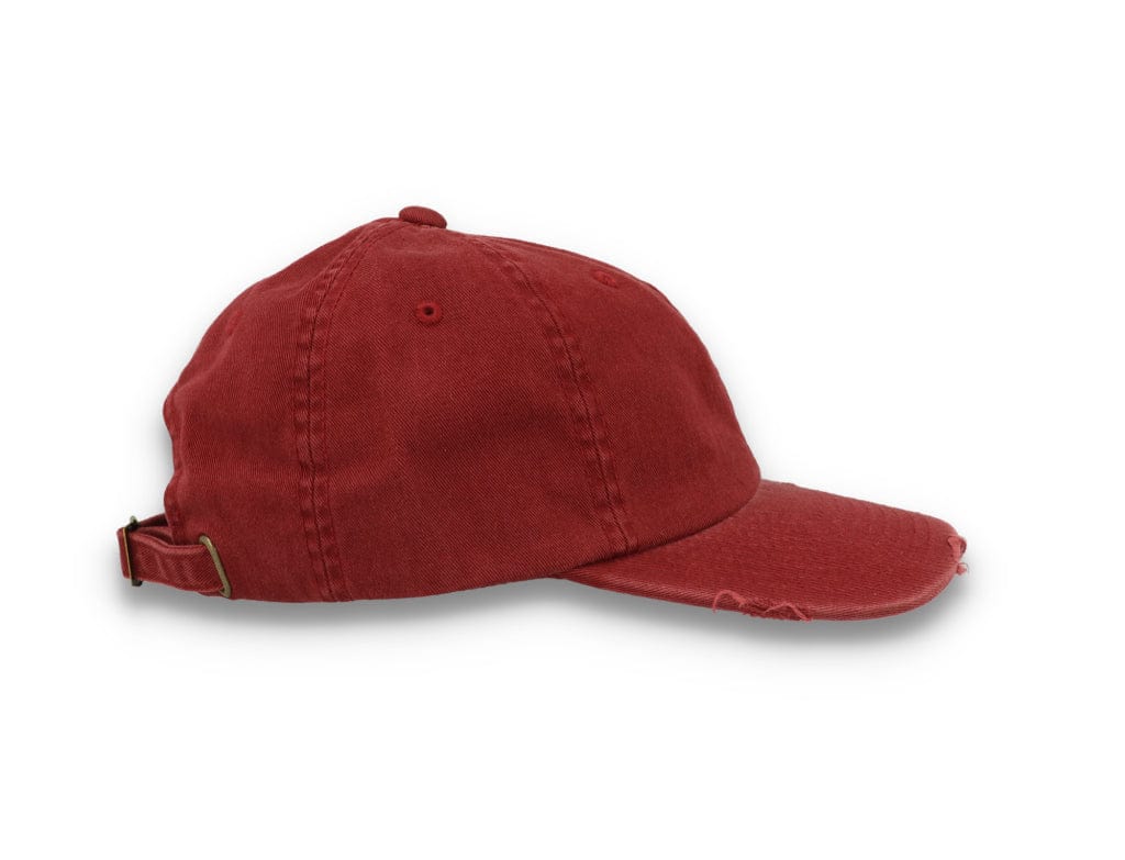 Low Profile Destroyed Cap Maroon 6245DC - LOKK
