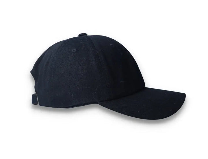 Black Dad Cap Low Profile Cotton Twill - Yupoong 6245CM - LOKK