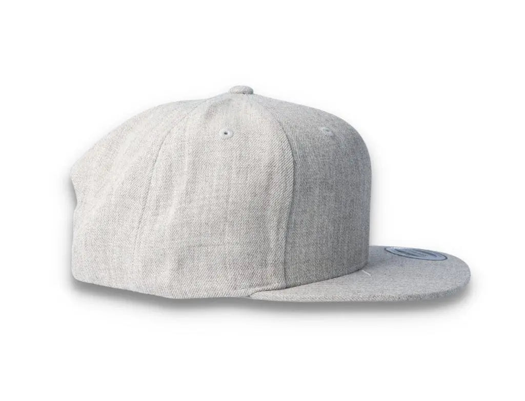 Heather Grey/Heather Grey Snapback Cap - Yupoong 6089M - LOKK