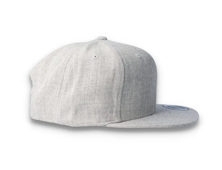 Heather Grey/Heather Grey Snapback Cap - Yupoong 6089M - LOKK