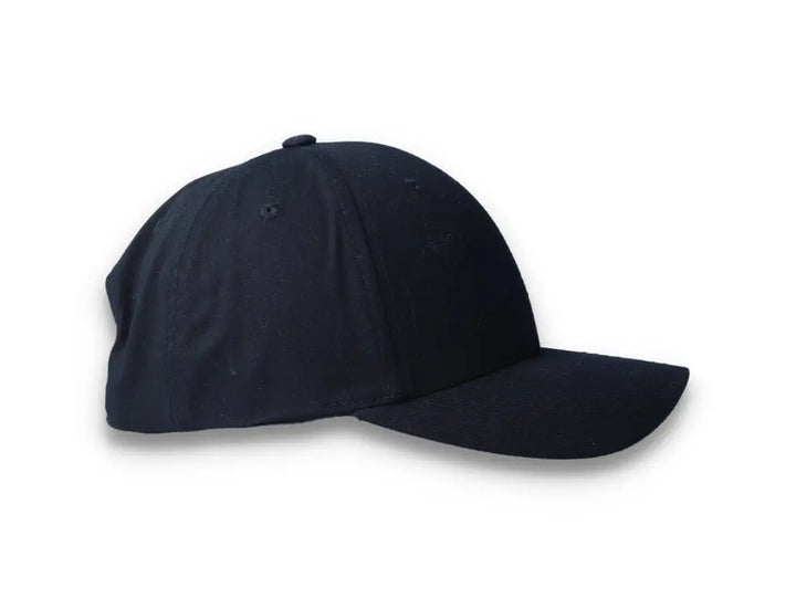 Curved Baseball Cap Snapback Black - Yupoong 7706 - LOKK