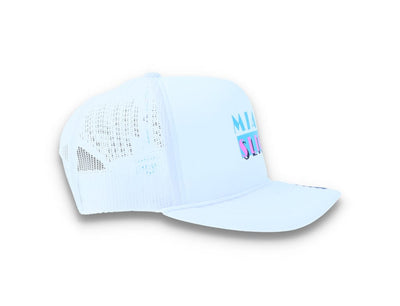 Miami Slice Trucker Cap White