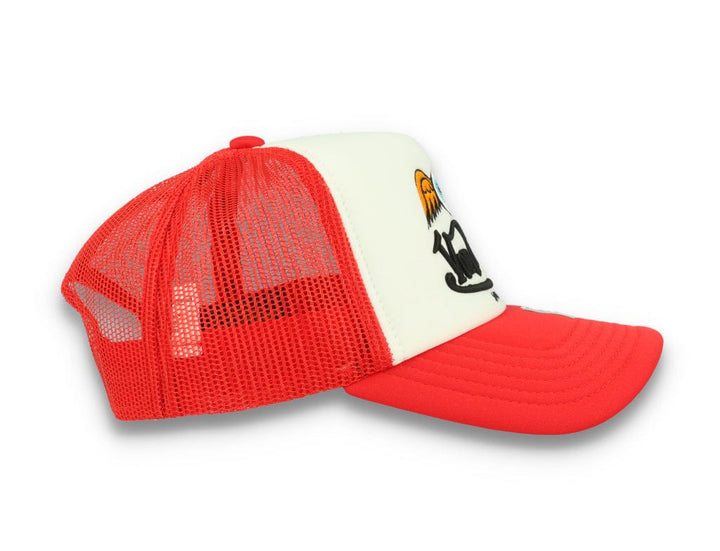 Von Dutch Trucker Cap Baker White/Red - LOKK