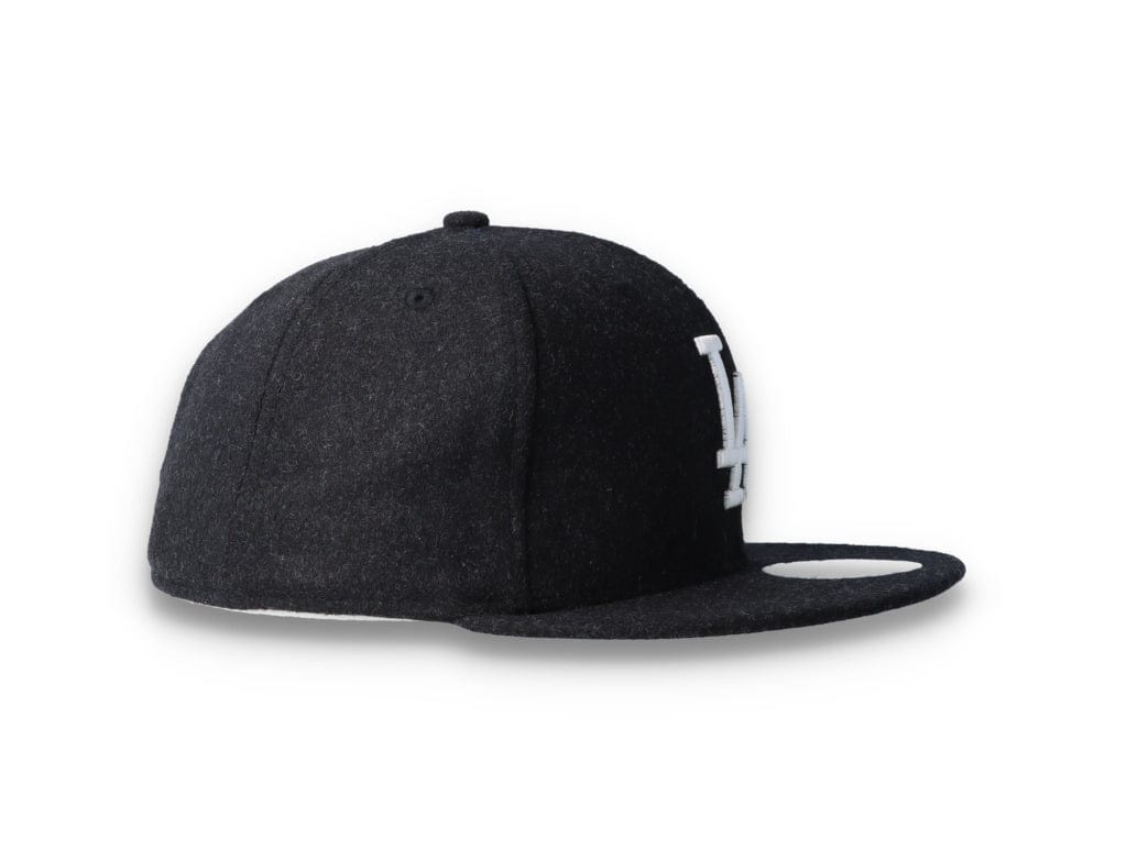 59FIFTY Melton Wool LA Dodgers Black/White - LOKK