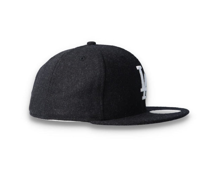 59FIFTY Melton Wool LA Dodgers Black/White - LOKK