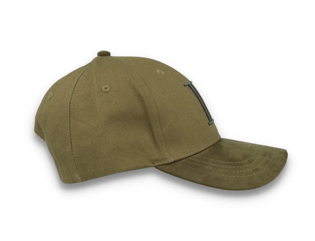 Baseball Cap Suede II Olive Night/Rosin - LOKK