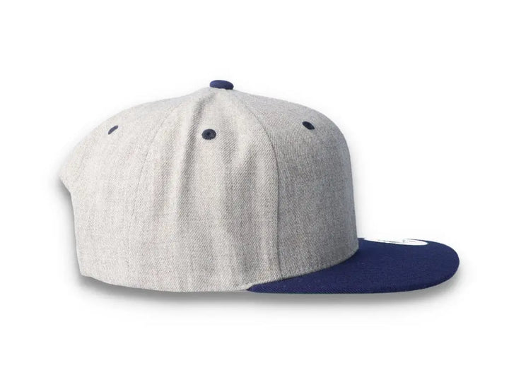 Yupoong Classic Snapback 6089MT Heather Grey/Navy - LOKK
