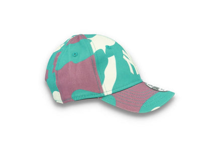 Barne Cap 9FORTY Infant Camo Pack NY Yankees Teal