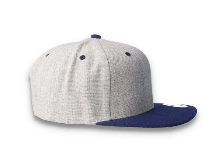 Yupoong Classic Snapback 6089MT Heather Grey/Navy - LOKK