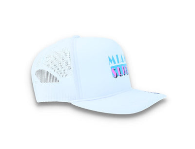 Miami Slice Trucker Cap White