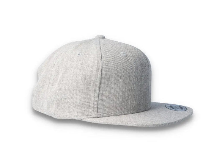 Heather Grey/Heather Grey Snapback Cap - Yupoong 6089M - LOKK