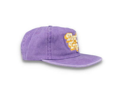 Free & Easy Don't Trip Washed Snapback Hat Purple
