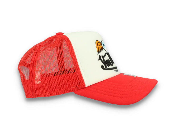 Von Dutch Trucker Cap Baker White/Red - LOKK