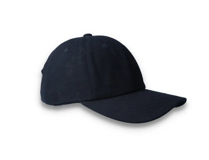 Black Dad Cap Low Profile Cotton Twill - Yupoong 6245CM - LOKK
